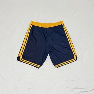 Polo Sport Men's Navy and Yellow Athletic Shorts